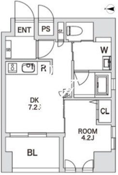 エスペランサ南大塚 502 間取り図