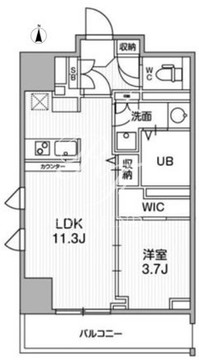テラス森下 303 間取り図