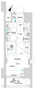アークマーク渋谷初台 201 間取り図
