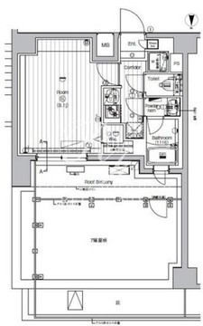ルミードキューブ菊川プレミアム 804 間取り図