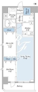 グランカーサ両国ヴェルデ 903 間取り図
