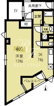 クラヴィス 401 間取り図