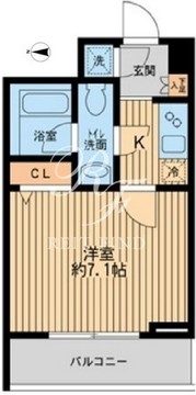 HF早稲田レジデンス 1-106 間取り図