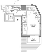 ザ・パークハビオ神楽坂香月 706 間取り図