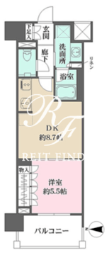 ザ・パークハウスアーバンス渋谷 904 間取り図