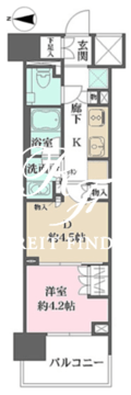 ザ・パークハウスアーバンス渋谷 902 間取り図