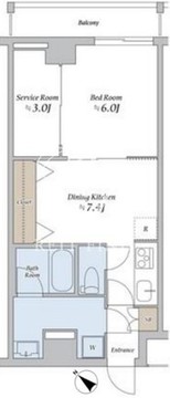 セジョリ押上 703 間取り図