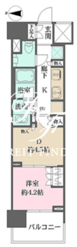 ザ・パークハウスアーバンス渋谷 606 間取り図