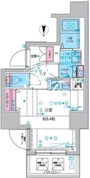 ジェノヴィア本所吾妻橋3 501 間取り図
