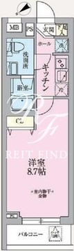 アークマーク東中野 204 間取り図