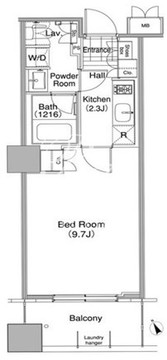 コンフォリア東池袋ウエスト 314 間取り図