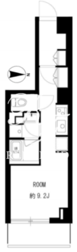 ブランセボーテ駒沢大学 208 間取り図