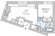 グランデュオ大森山王2 103 間取り図