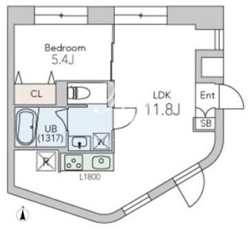 グランデュオ大森山王2 202 間取り図