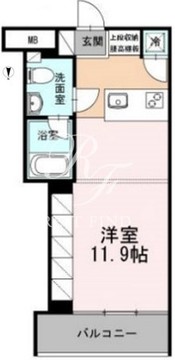 カスタリア目黒長者丸 316 間取り図