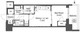 コンフォリア東新宿 704 間取り図