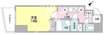 グラティア日本橋 501 間取り図