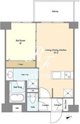 グランカーサ清澄白河 406 間取り図