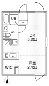 フラッフィー落合南長崎 502 間取り図