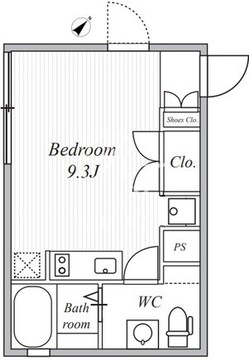 アスティーレ三軒茶屋4 301 間取り図