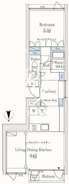 シメトリー木場 201 間取り図