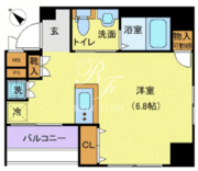 ガリシア日本橋水天宮2 1001 間取り図