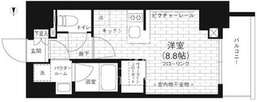 ステージファースト亀戸 1202 間取り図