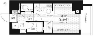 ステージファースト亀戸 404 間取り図