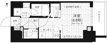 ステージファースト亀戸 801 間取り図