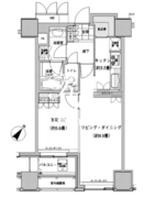 ウエストパークタワー池袋 1311 間取り図 ?>