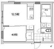 エスセナーリオ四谷坂町 401 間取り図