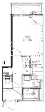 クレヴァンス両国サウス 902 間取り図