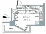パークハビオ恵比寿 310 間取り図