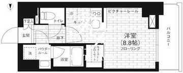 ステージファースト亀戸 402 間取り図