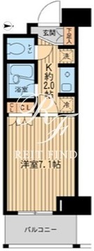 エコロジー東陽町 1202 間取り図