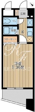アブレスト西日暮里 205 間取り図
