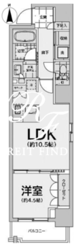 プライマル八丁堀 602 間取り図