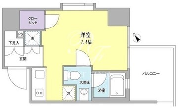 リバーレ月島 506 間取り図