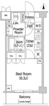 コンフォリア駒場 231 間取り図