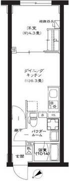 ジェノヴィア池袋 401 間取り図