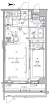 クレイシア菊川 103 間取り図