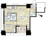 富ヶ谷スプリングス 501 間取り図