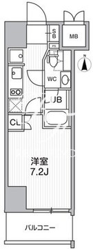 シーズンフラッツ浅草 902 間取り図