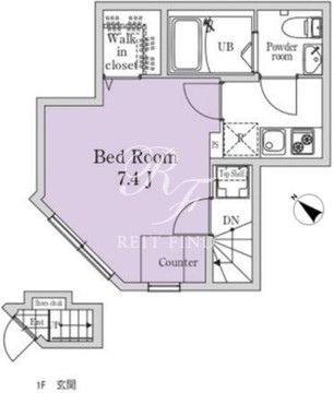 ガーデンテラス四ツ谷 2003 間取り図