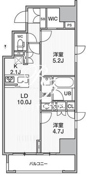 シーズンフラッツ新御徒町 702 間取り図