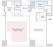 セントラルパークタワー・ラ・トゥール新宿 4009 間取り図