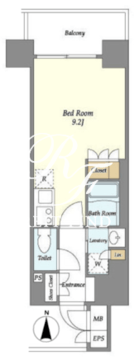 ライトテラス錦糸町 603 間取り図