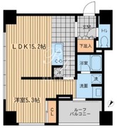 ウィルテラス勝どき 1103 間取り図
