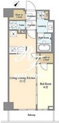 市谷台町坂フロント 605 間取り図
