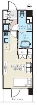 ライオンズフォーシア蔵前オアシス 406 間取り図
